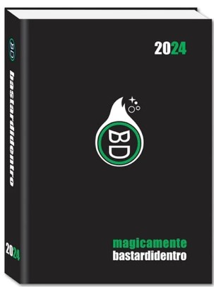 Diario 16 mesi classic bastardidentro magicamente - Nero